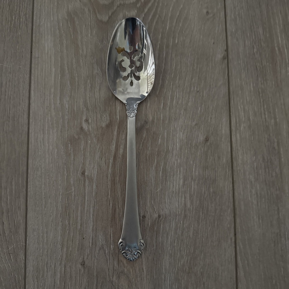 Oneida Serving Flatware PRINCETON Pierced Slotted Serving Spoon 18/10 Stainless